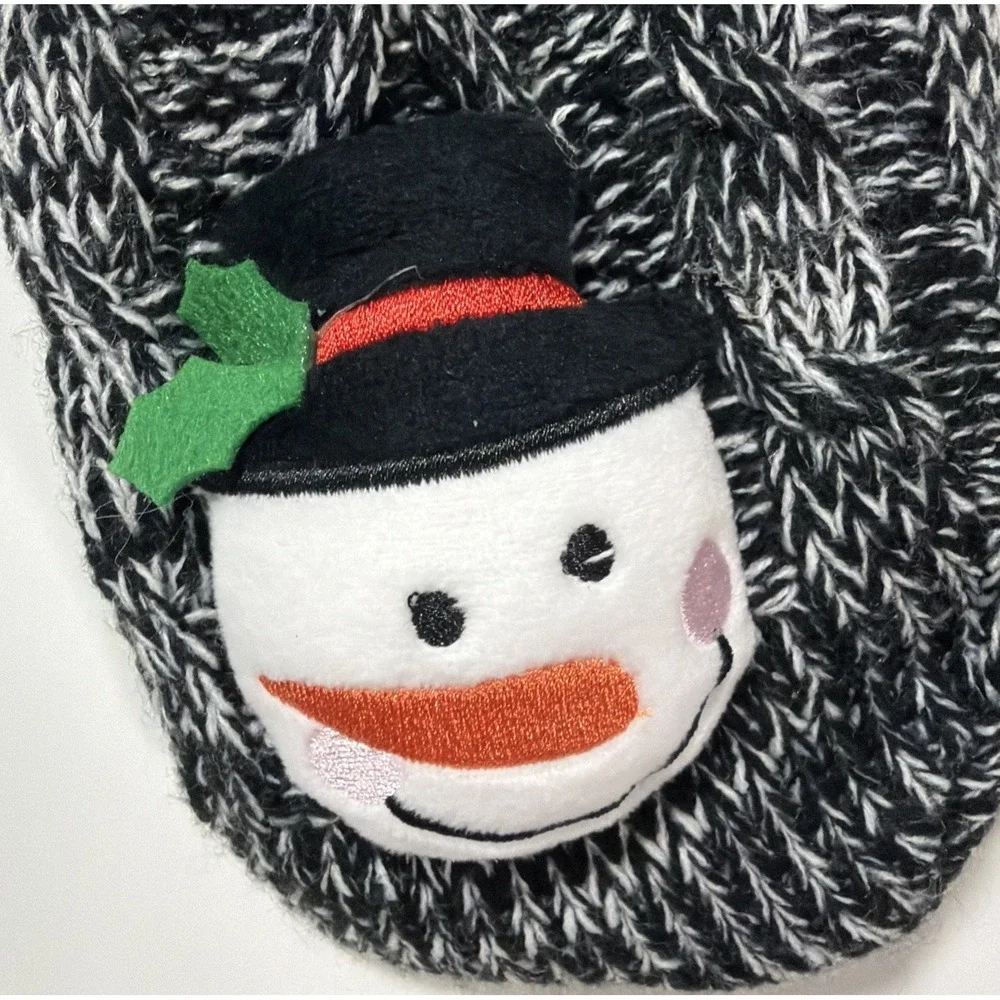 Aromasoles Ugly Sweater Socks Mint Shea Oil Infused Snowman Winter Holiday Cozy